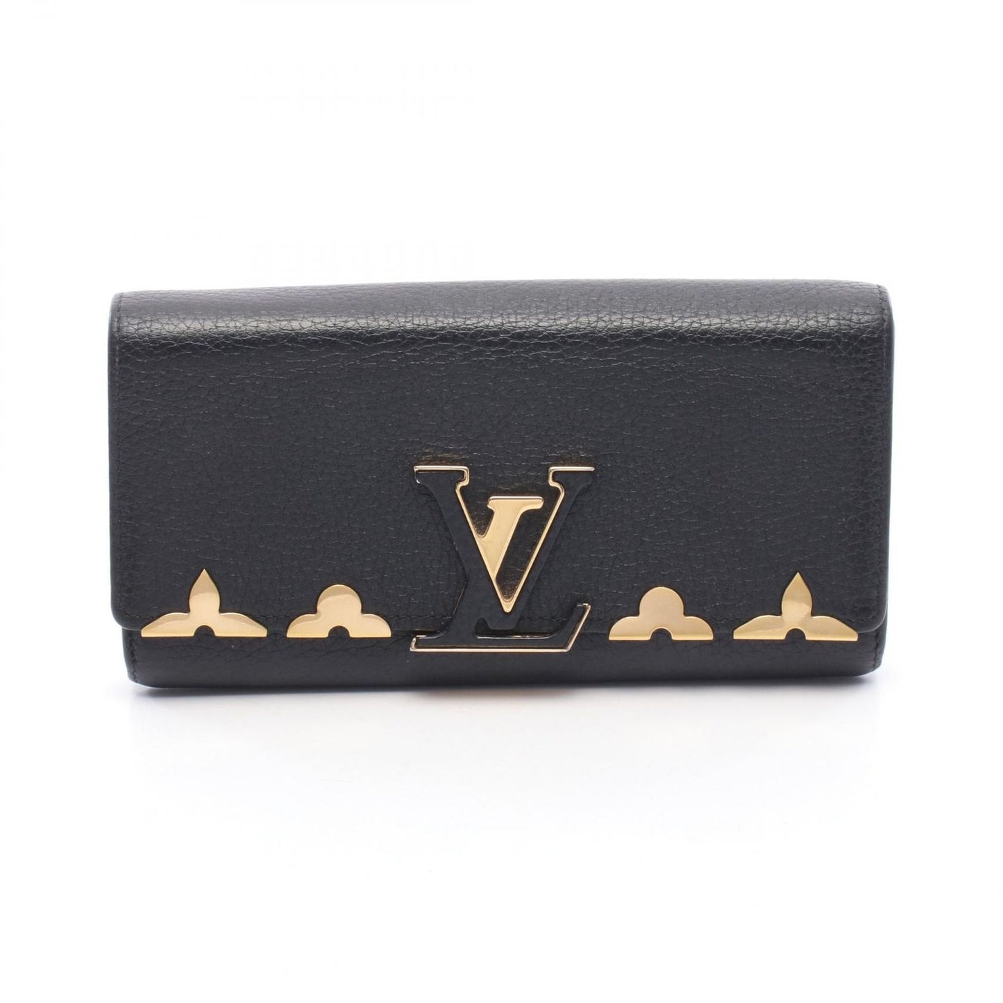 Louis Vuitton Bifold Wallet Portefeuille Capucines Noir