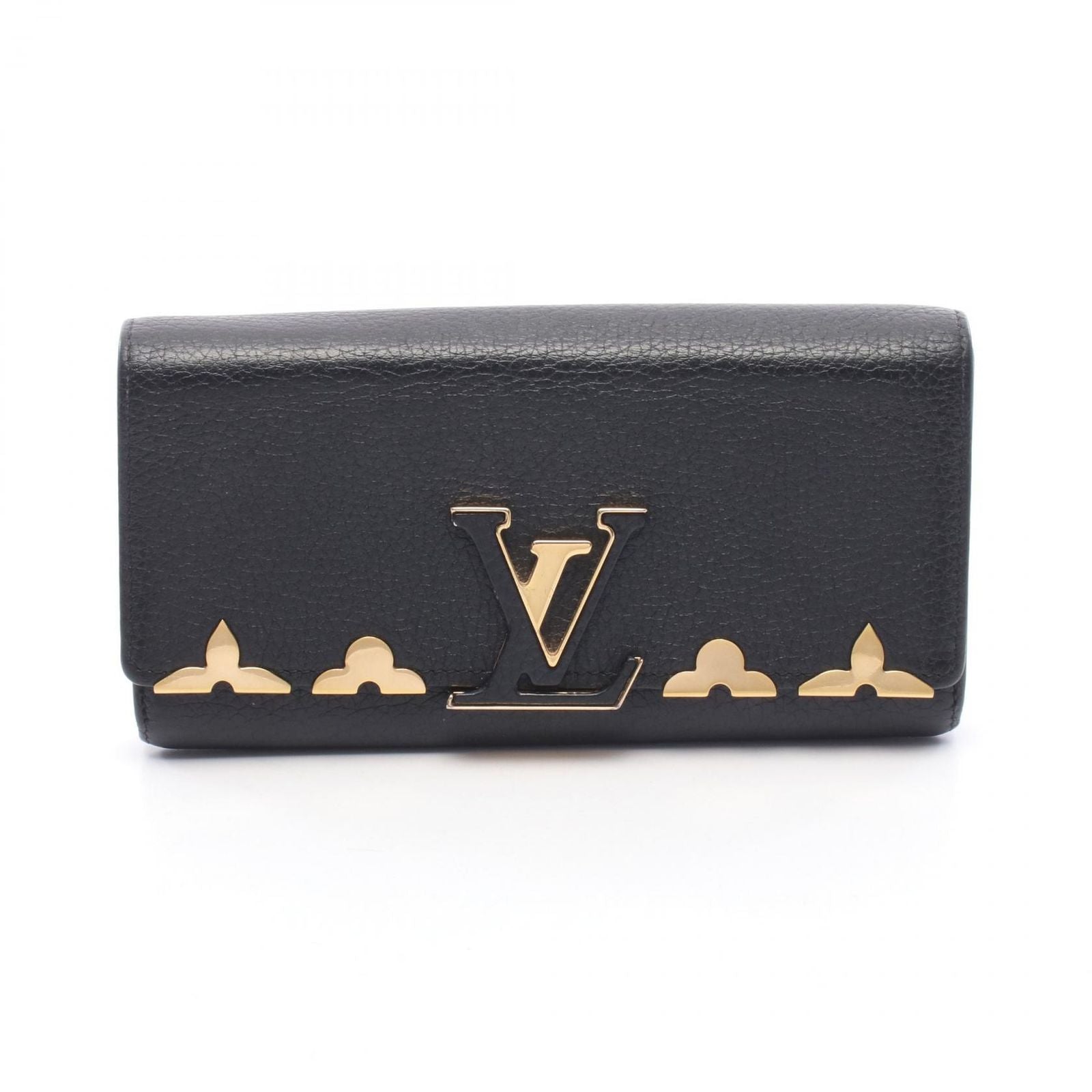 Louis Vuitton Bifold Wallet Portefeuille Capucines Noir