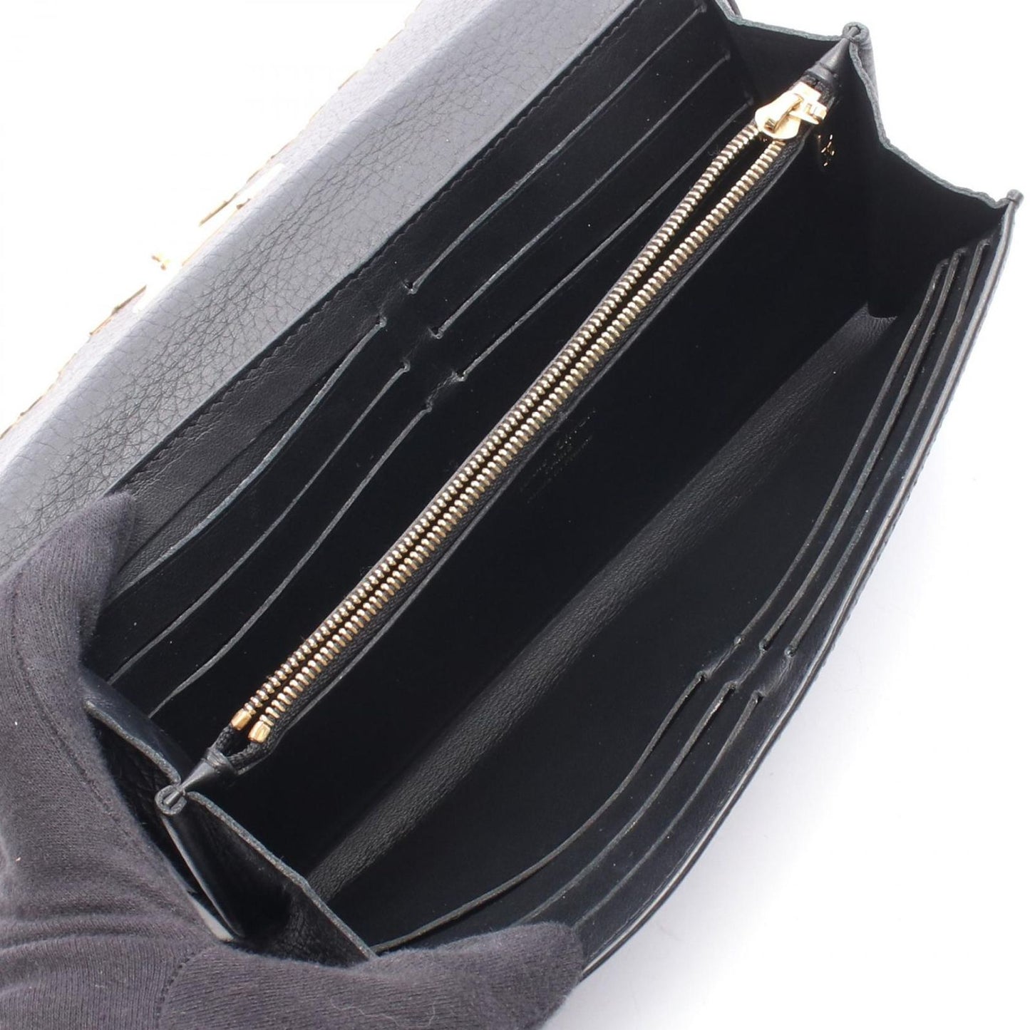 Louis Vuitton Bifold Wallet Portefeuille Capucines Noir — view 3