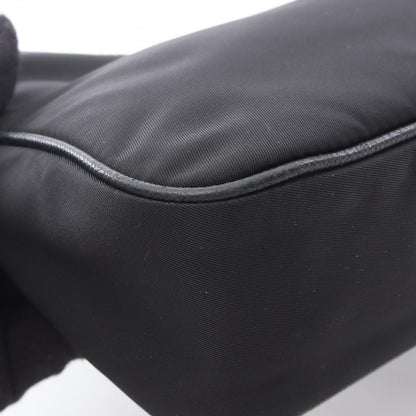 Prada Shoulder Bag Edition Re-Nylon 2-Way Black Nylon Saffiano Leather — view 6