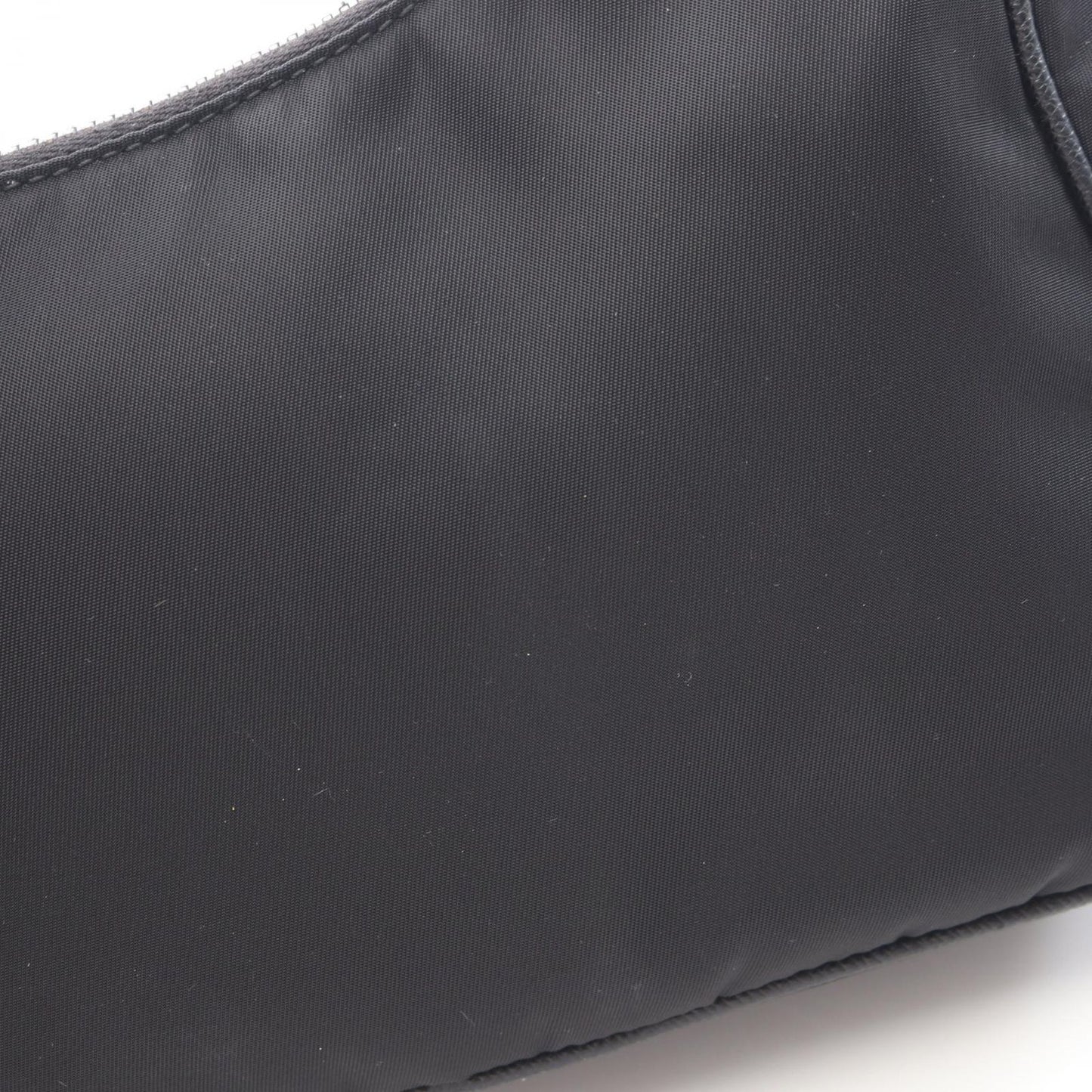 Prada Shoulder Bag Edition Re-Nylon 2-Way Black Nylon Saffiano Leather — view 8