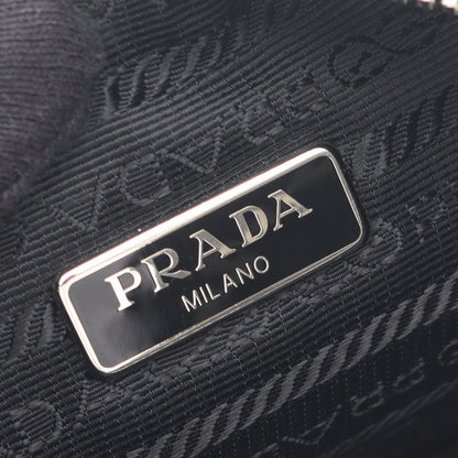 Prada Shoulder Bag Edition Re-Nylon 2-Way Black Nylon Saffiano Leather — view 4