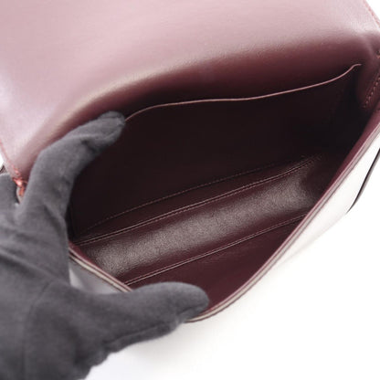 Celine Shoulder Bag Bordeaux Leather Horsebit — view 3