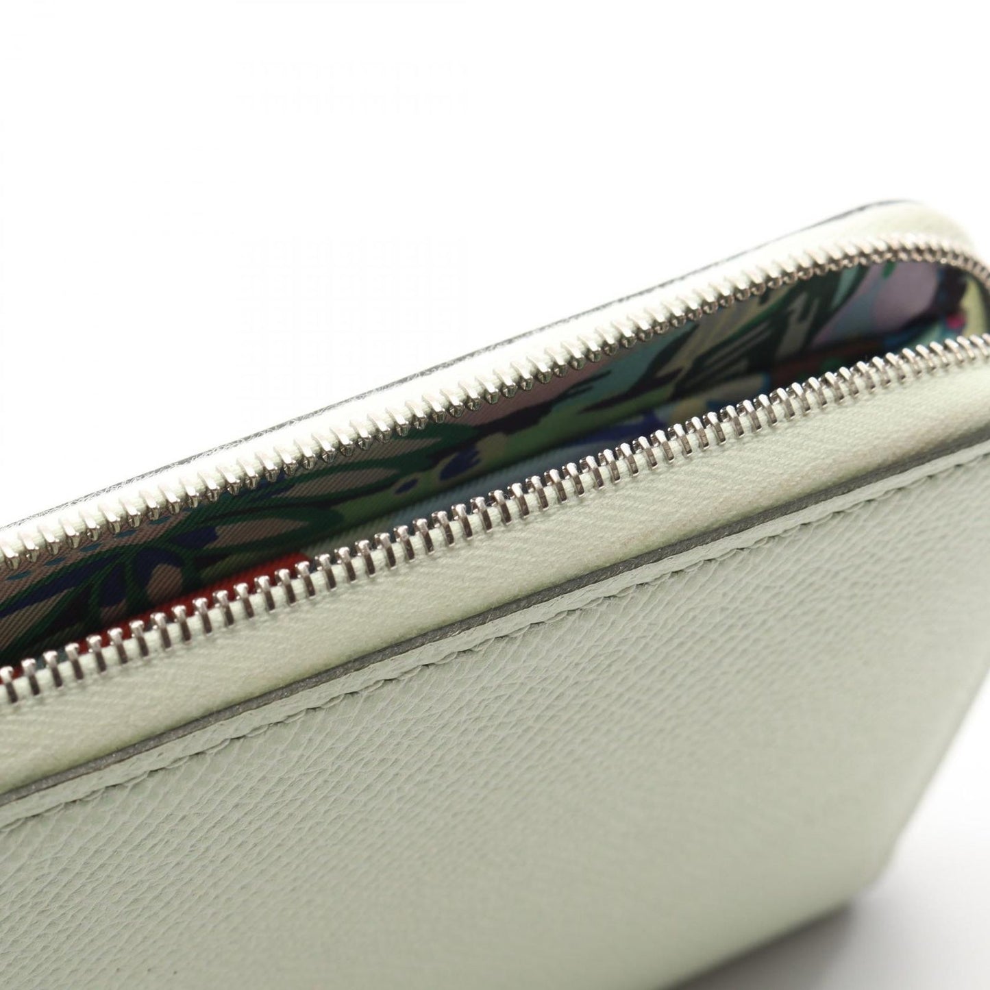 Hermes Round Wallet Azap Long Silk in Vert Fizz in — view 7