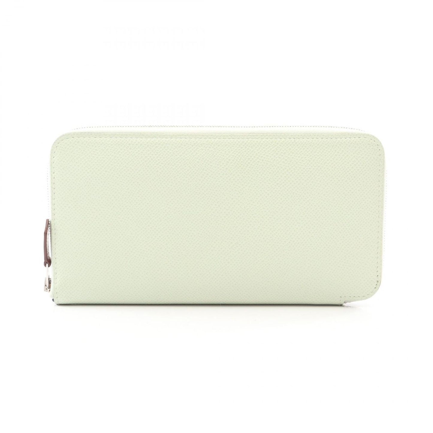 Hermes Round Wallet Azap Long Silk in Vert Fizz in