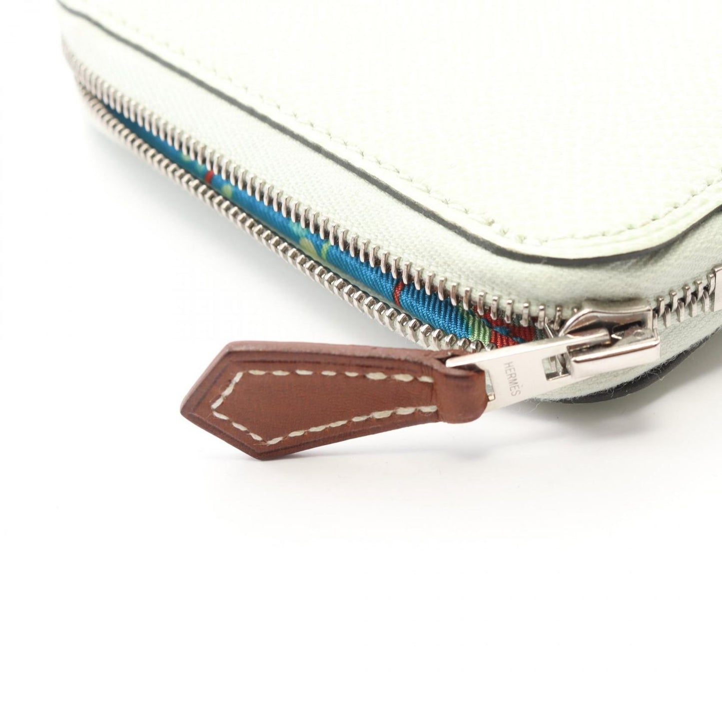 Hermes Round Wallet Azap Long Silk in Vert Fizz in — view 9