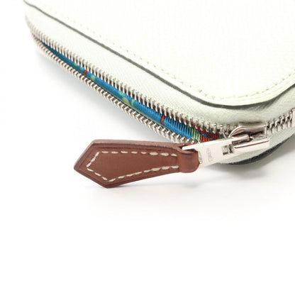 Hermes Round Wallet Azap Long Silk in Vert Fizz in — view 9