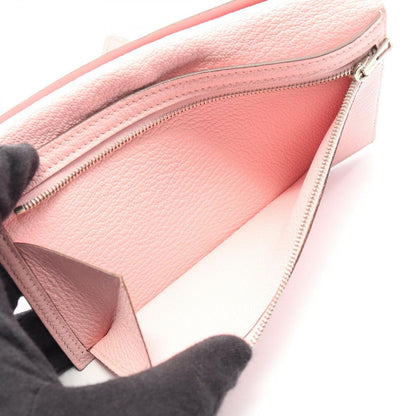 Hermes Bifold Wallet Bearn Souffle Rose Sakura — view 4