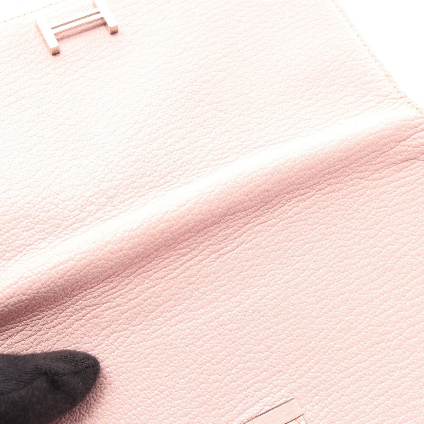 Hermes Bifold Wallet Bearn Souffle Rose Sakura — view 8