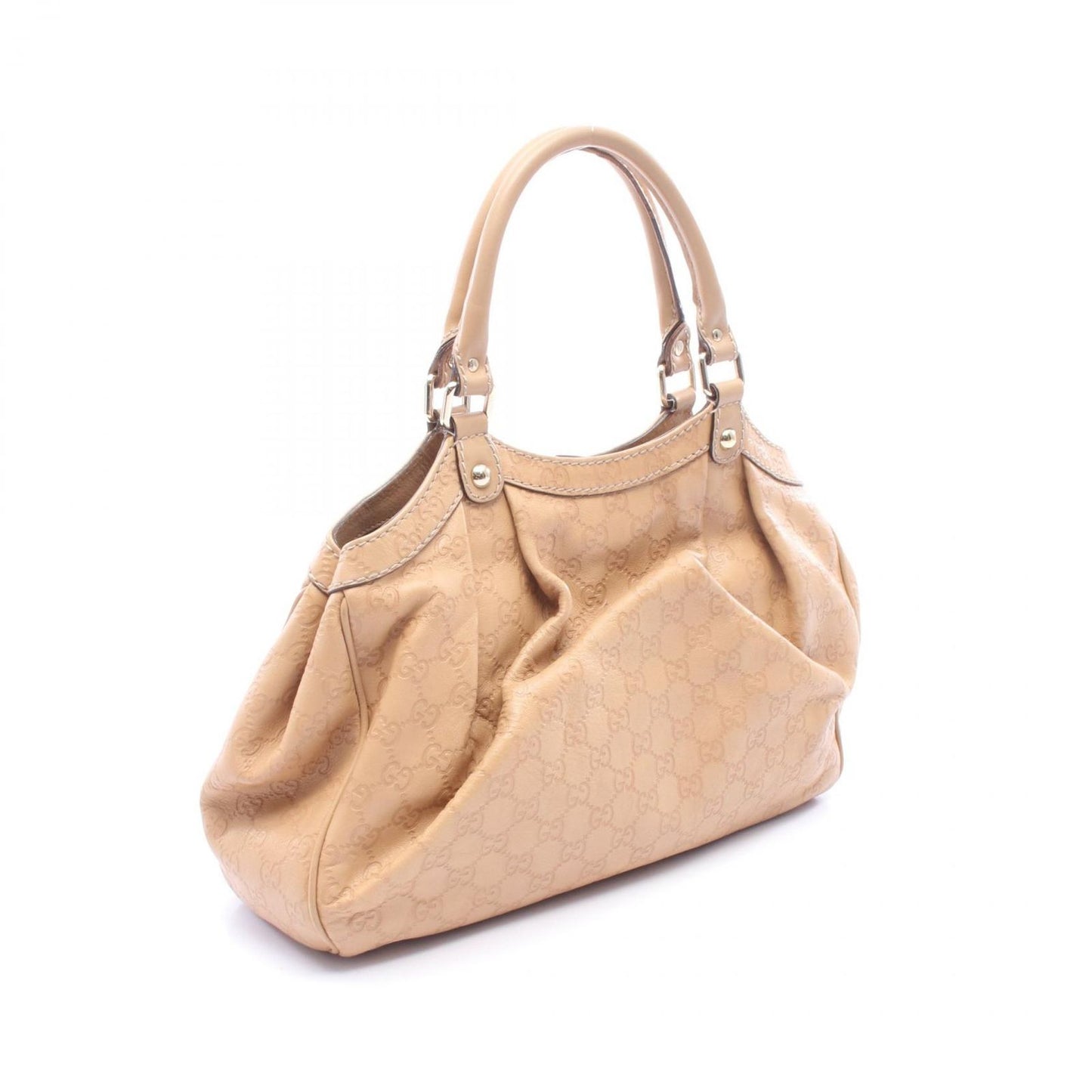 Gucci Handbag Ski Guccissima Light Brown Leather Guccissima Ski — view 2