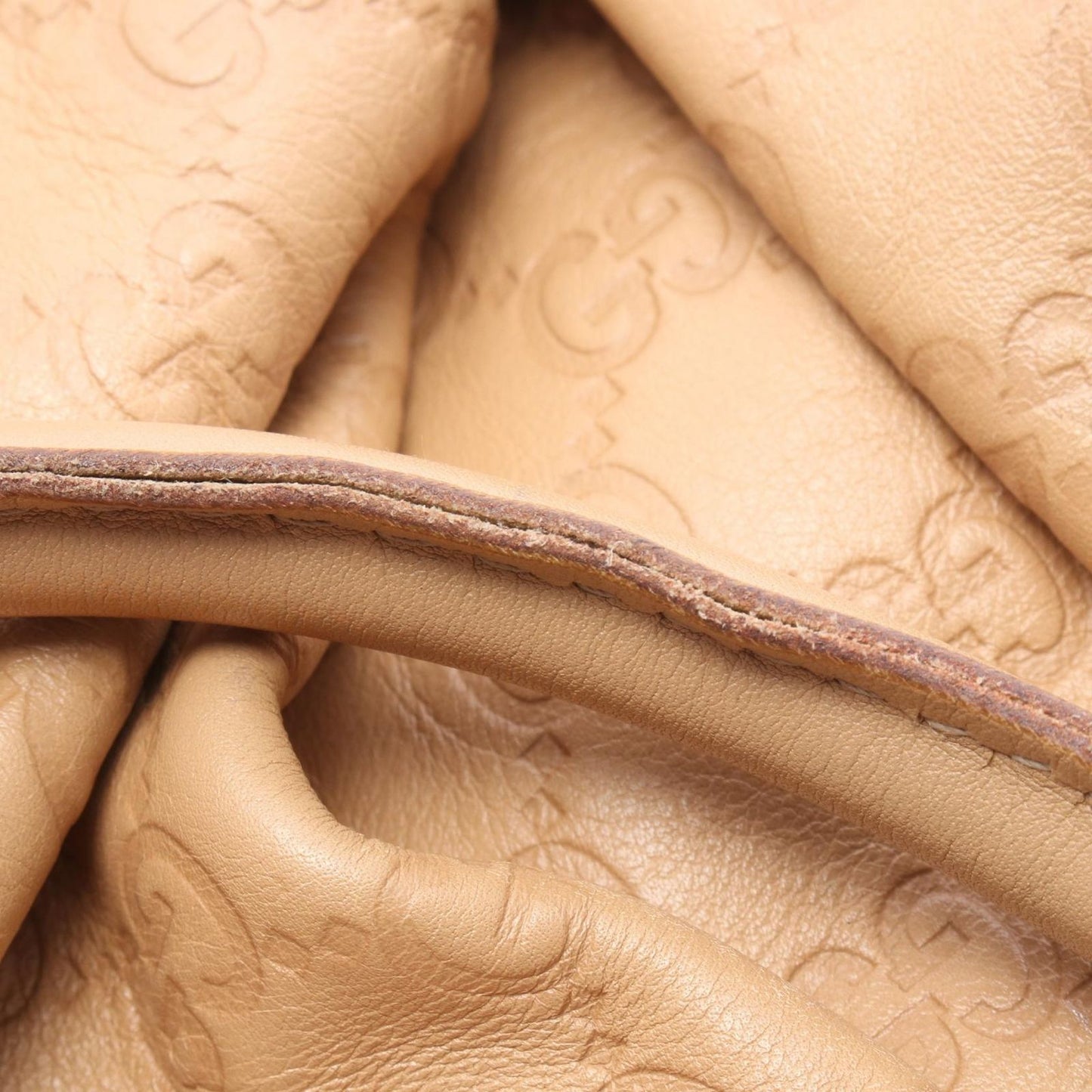 Gucci Handbag Ski Guccissima Light Brown Leather Guccissima Ski — view 8