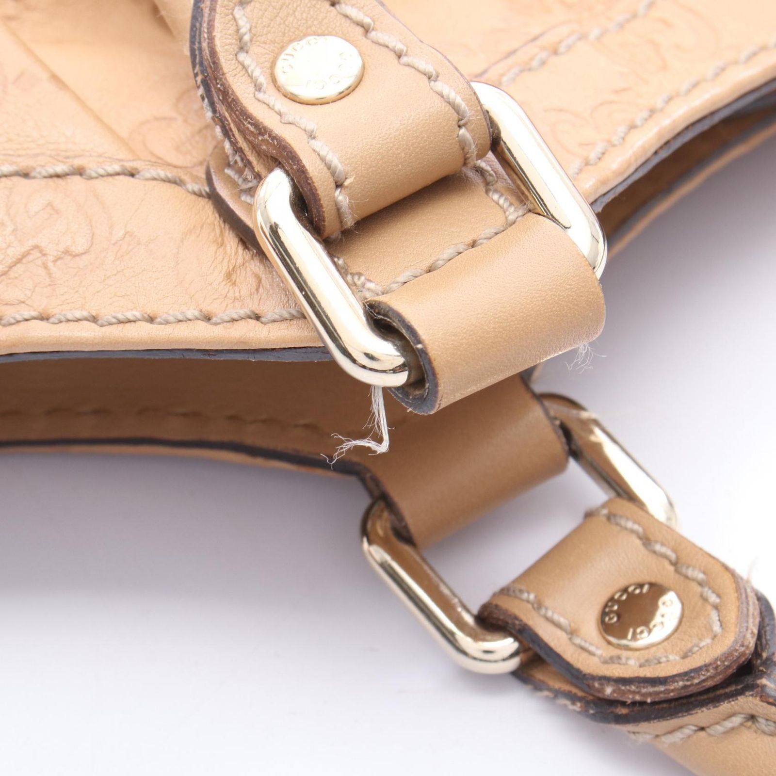 Gucci Handbag Ski Guccissima Light Brown Leather Guccissima Ski — view 6