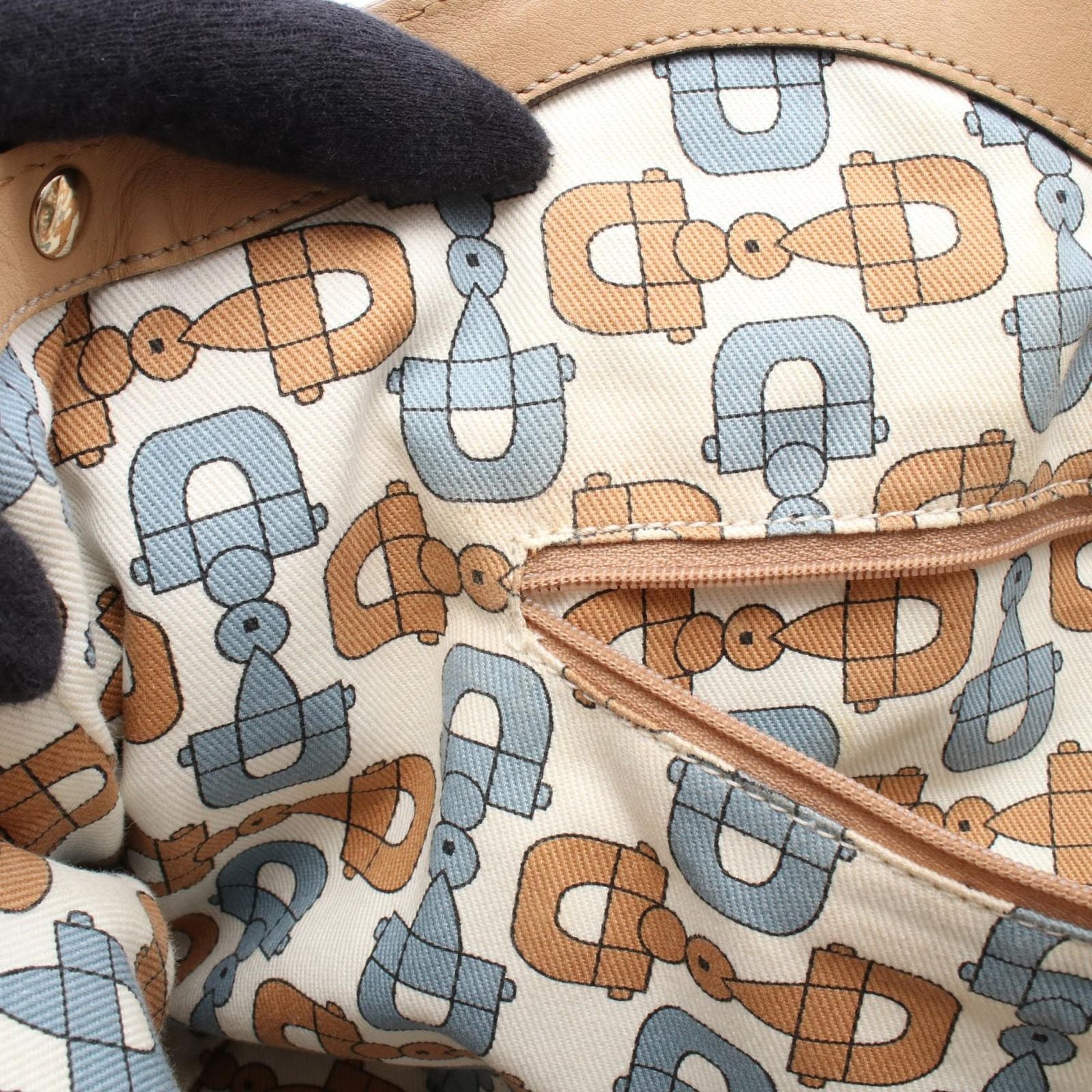 Gucci Handbag Ski Guccissima Light Brown Leather Guccissima Ski — view 5