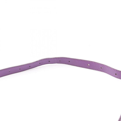 Bottega Veneta Shoulder Bag Intrecciato Purple Leather Exotic Cles the — view 5