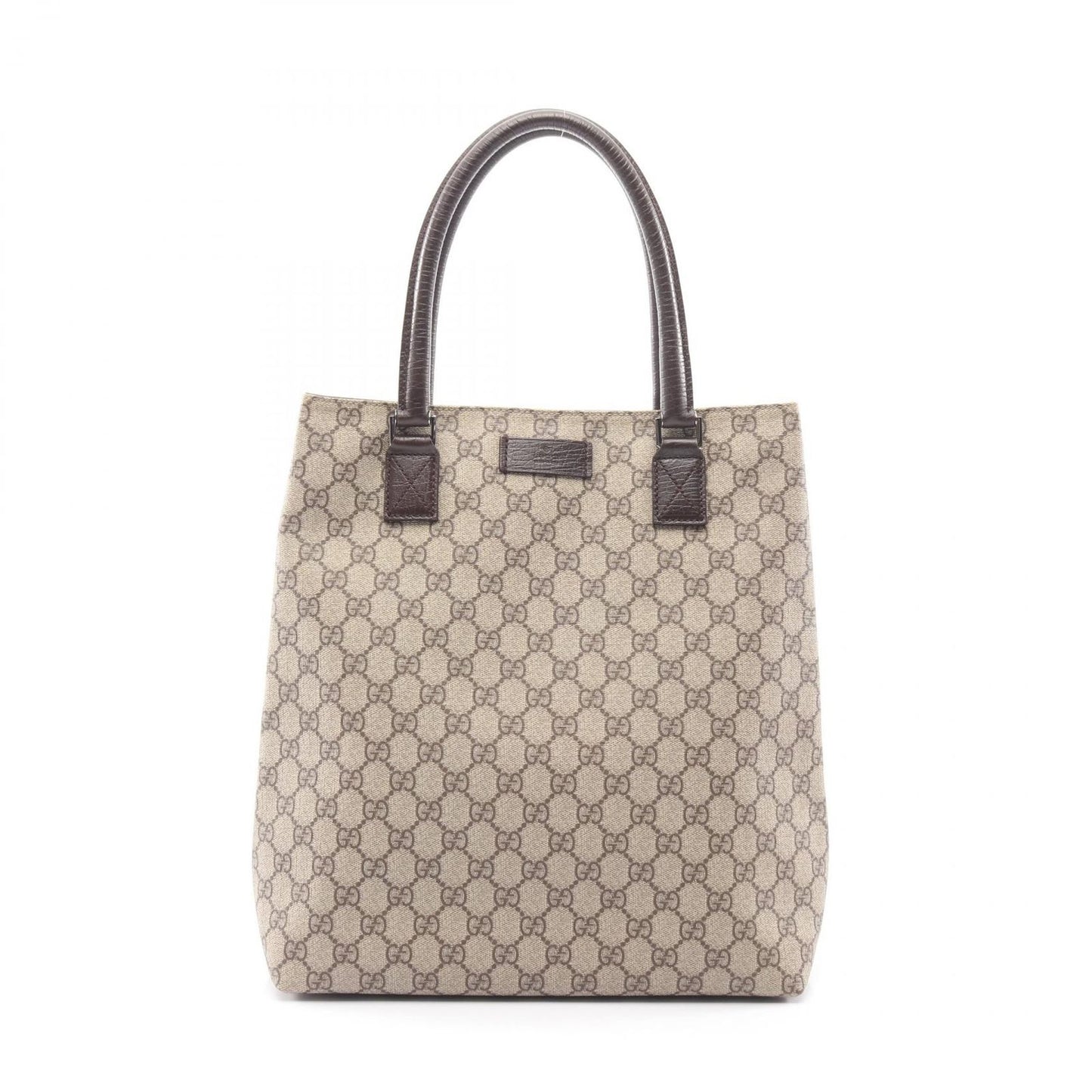 Gucci Tote GG Plus Beige Canvas Leather