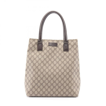 Gucci Tote GG Plus Beige Canvas Leather
