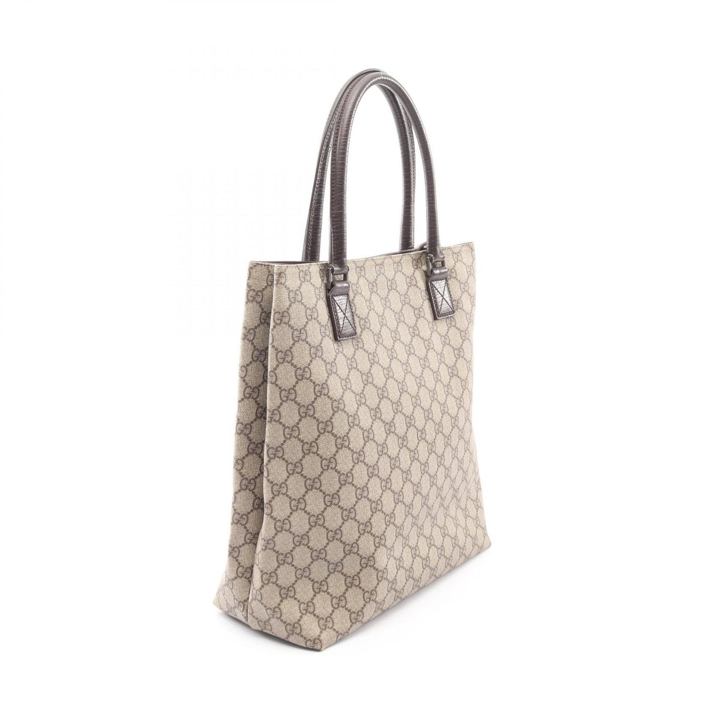 Gucci Tote GG Plus Beige Canvas Leather — view 2