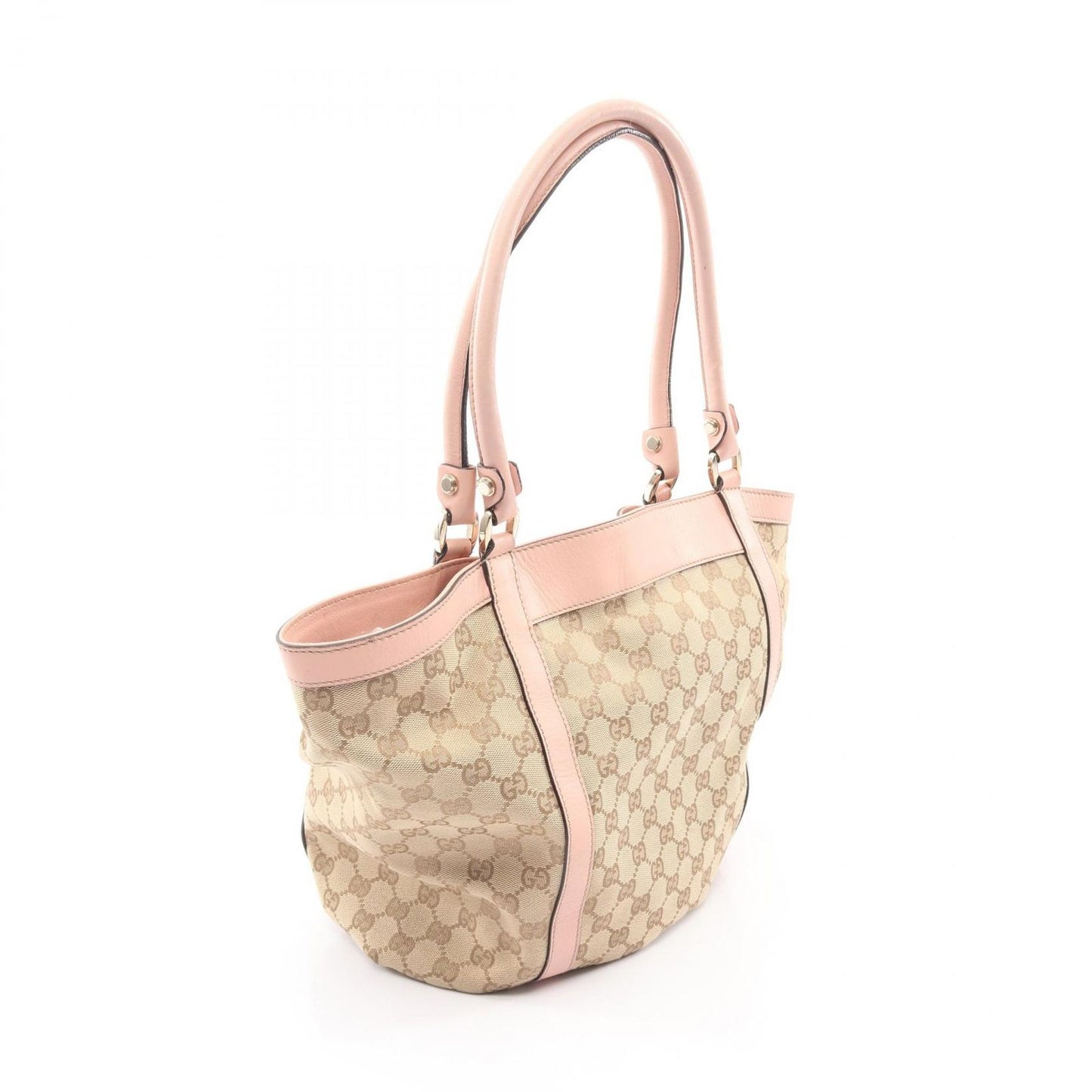 Gucci Tote Abbey GG Canvas Beige Pink — view 2