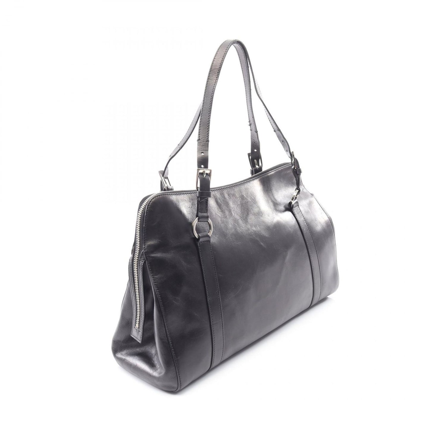 Dior Tote Black Leather Shoulder Bag — view 2