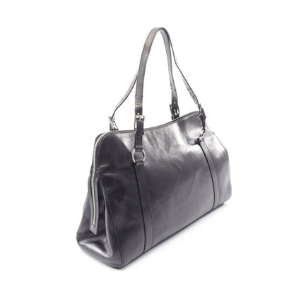 Dior Tote Black Leather Shoulder Bag — view 2