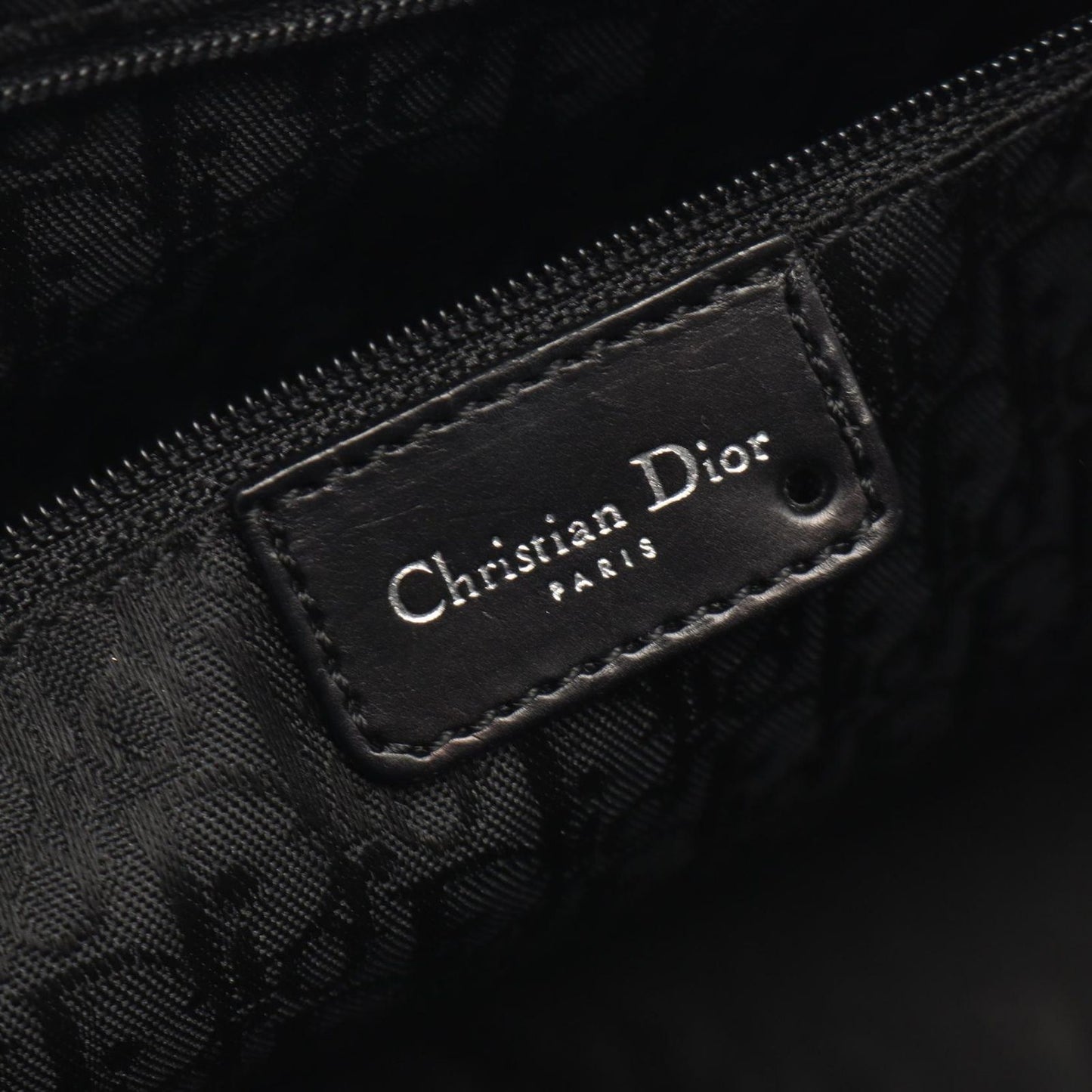 Dior Tote Black Leather Shoulder Bag — view 4