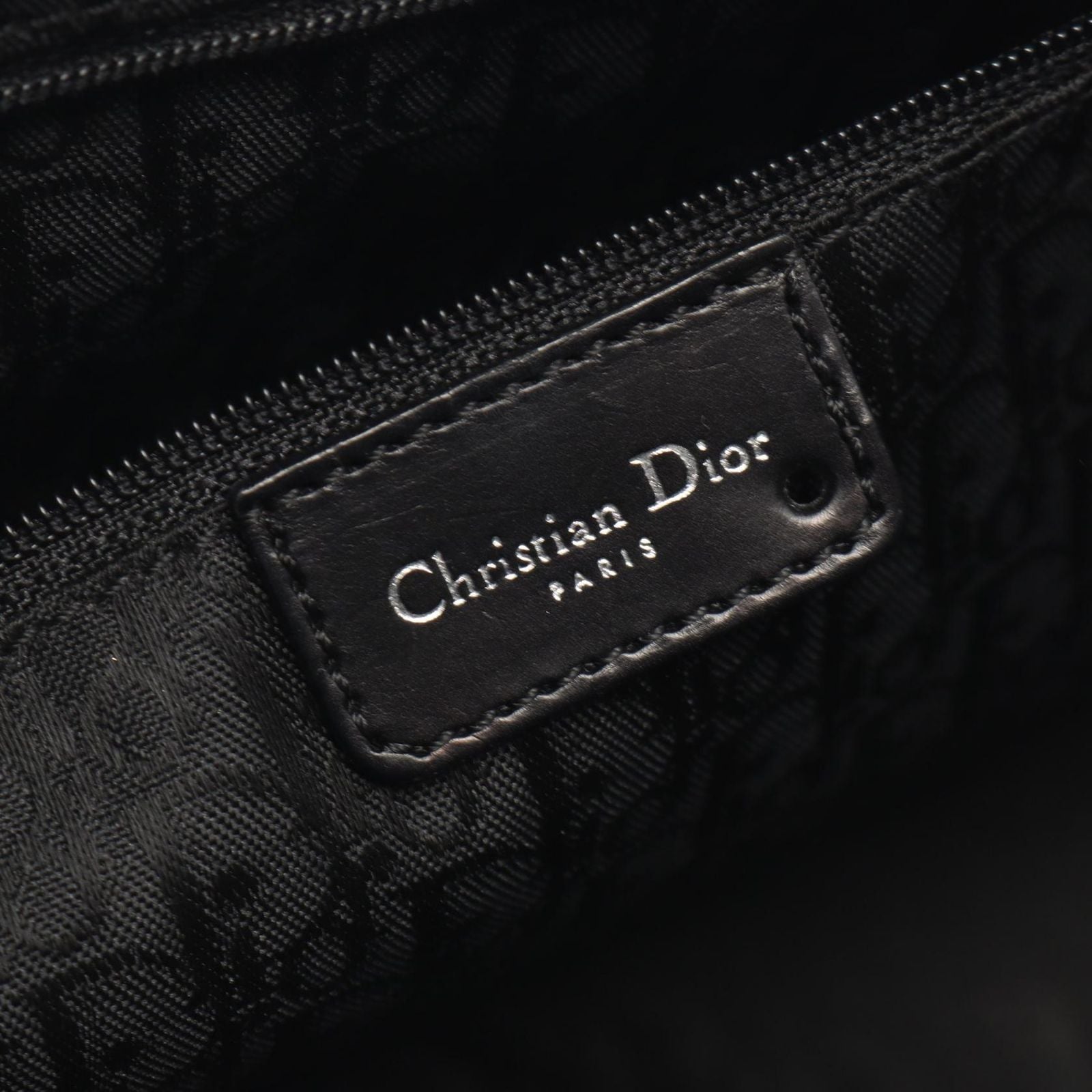 Dior Tote Black Leather Shoulder Bag — view 4