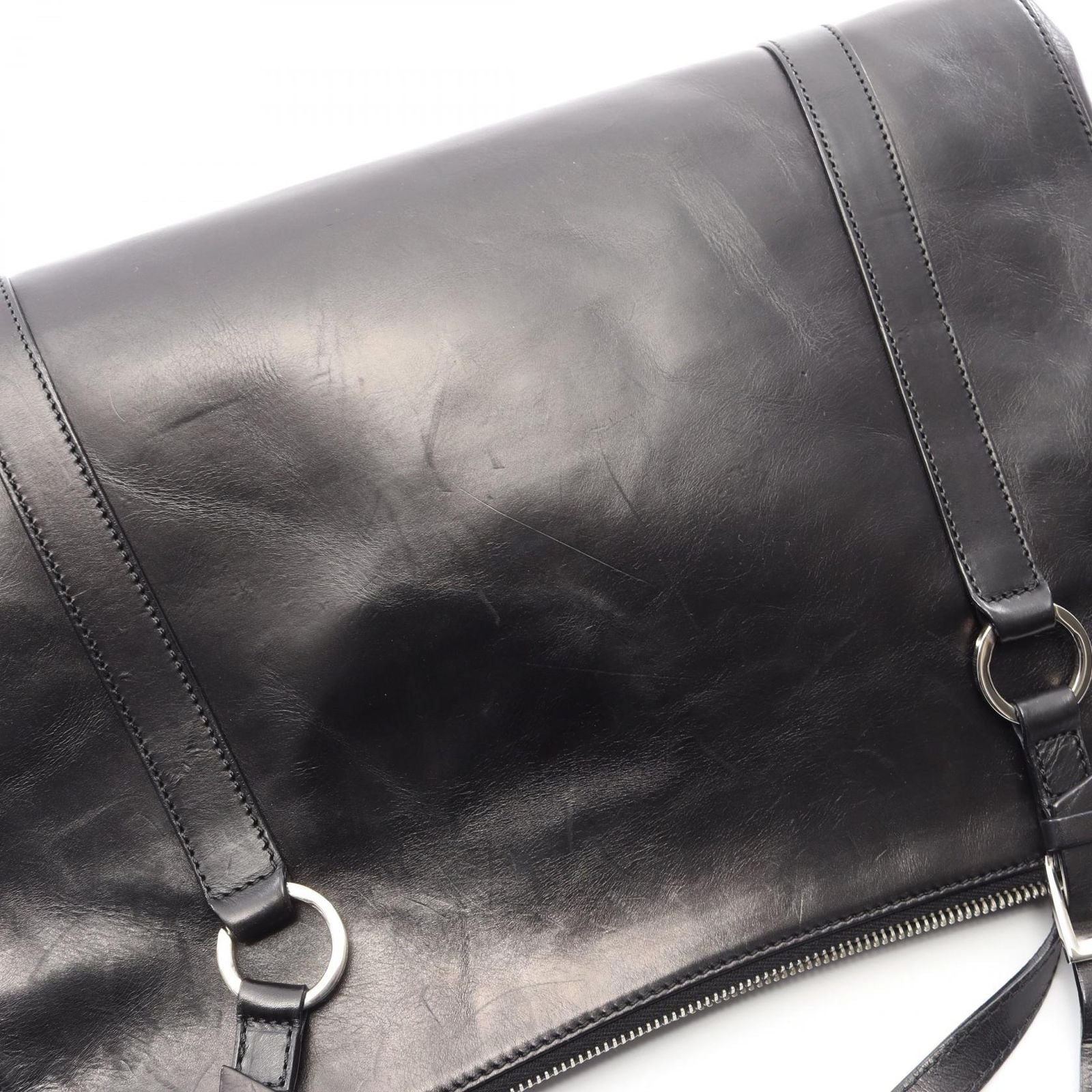 Dior Tote Black Leather Shoulder Bag — view 8