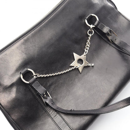 Dior Tote Black Leather Shoulder Bag — view 7