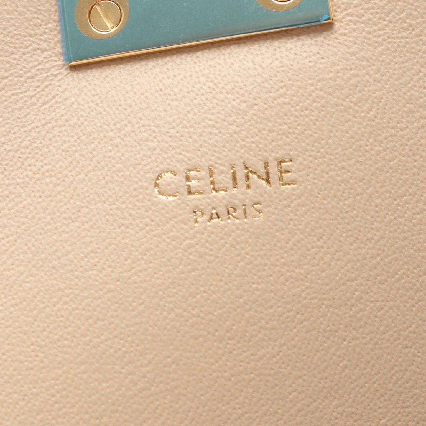 Celine Shoulder Bag Quilted Beige Leather Chain — view 4
