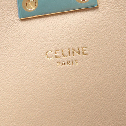 Celine Shoulder Bag Quilted Beige Leather Chain — view 4