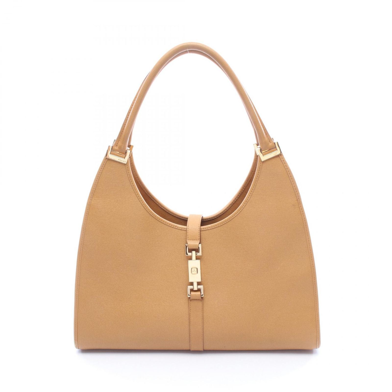 Gucci Shoulder Bag 002 Yellow Leather Jackie