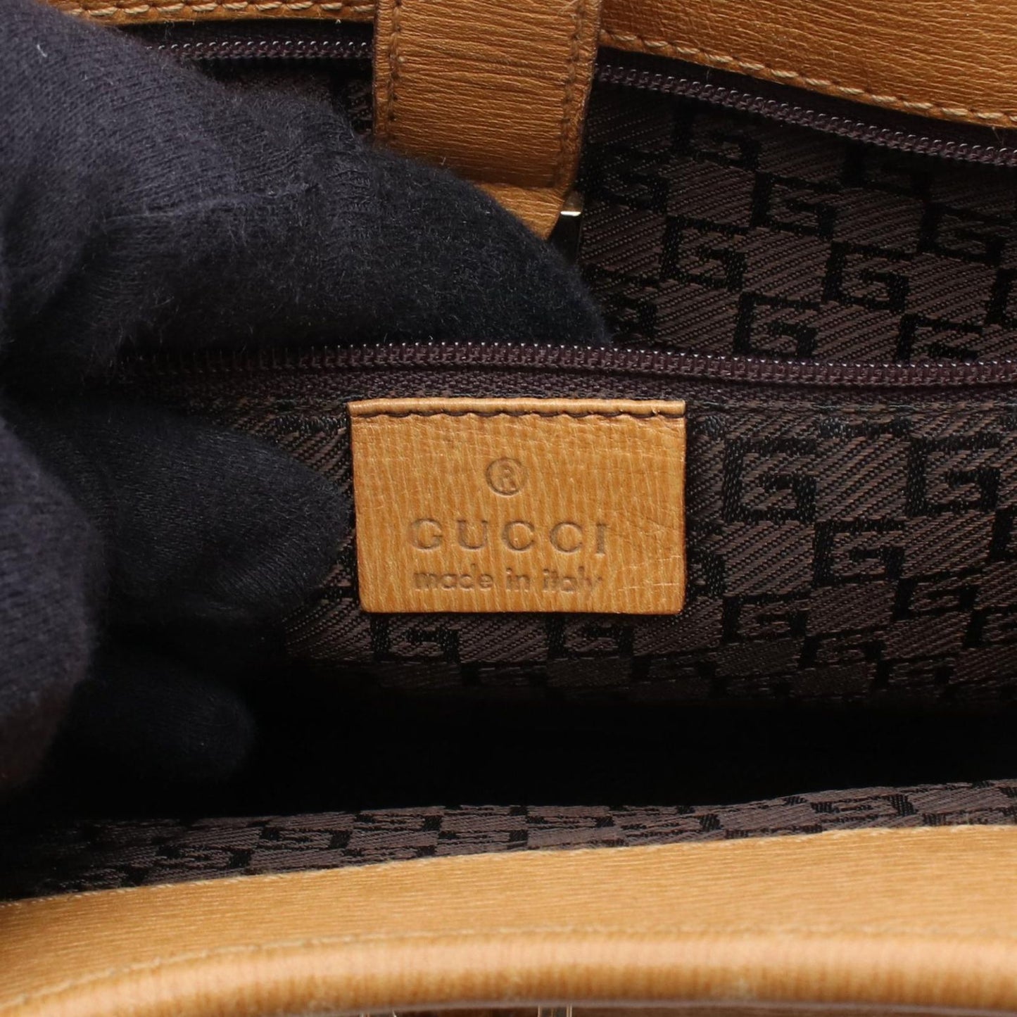 Gucci Shoulder Bag 002 Yellow Leather Jackie — view 4