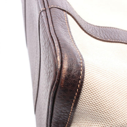 Hermes Tote Garden Party PM Ecru Ebene Leather — view 8