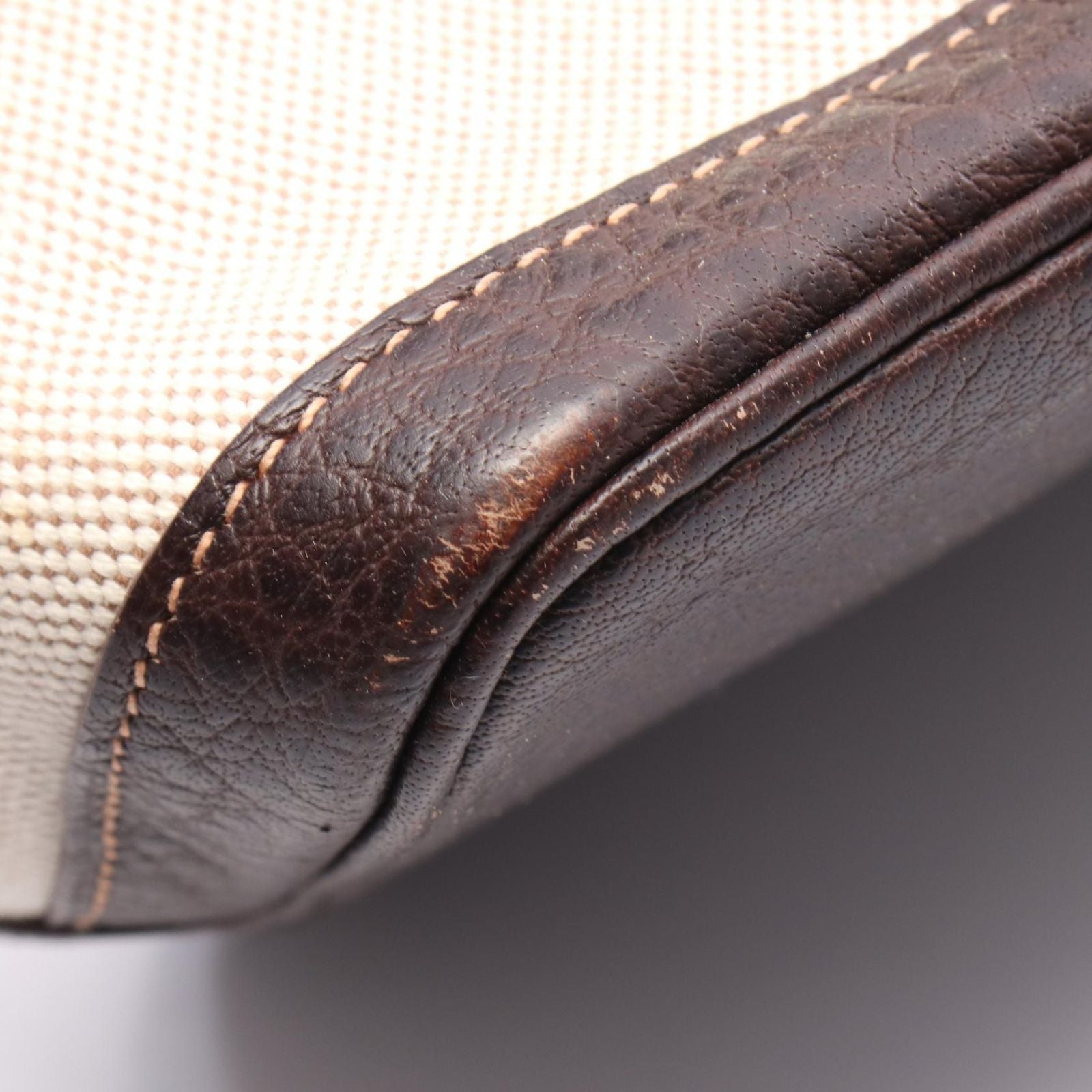 Hermes Tote Garden Party PM Ecru Ebene Leather — view 7