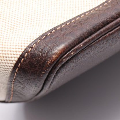 Hermes Tote Garden Party PM Ecru Ebene Leather — view 7
