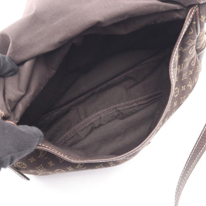 Louis Vuitton Shoulder Bag Saumur Monogram Mini Lin Ebene Canvas Leather 30 — view 3
