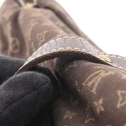 Louis Vuitton Shoulder Bag Saumur Monogram Mini Lin Ebene Canvas Leather 30 — view 9