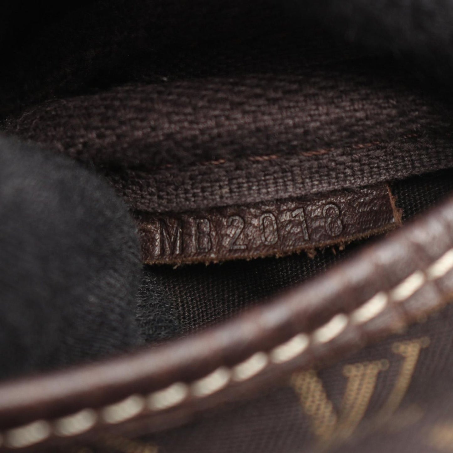 Louis Vuitton Shoulder Bag Saumur Monogram Mini Lin Ebene Canvas Leather 30 — view 6