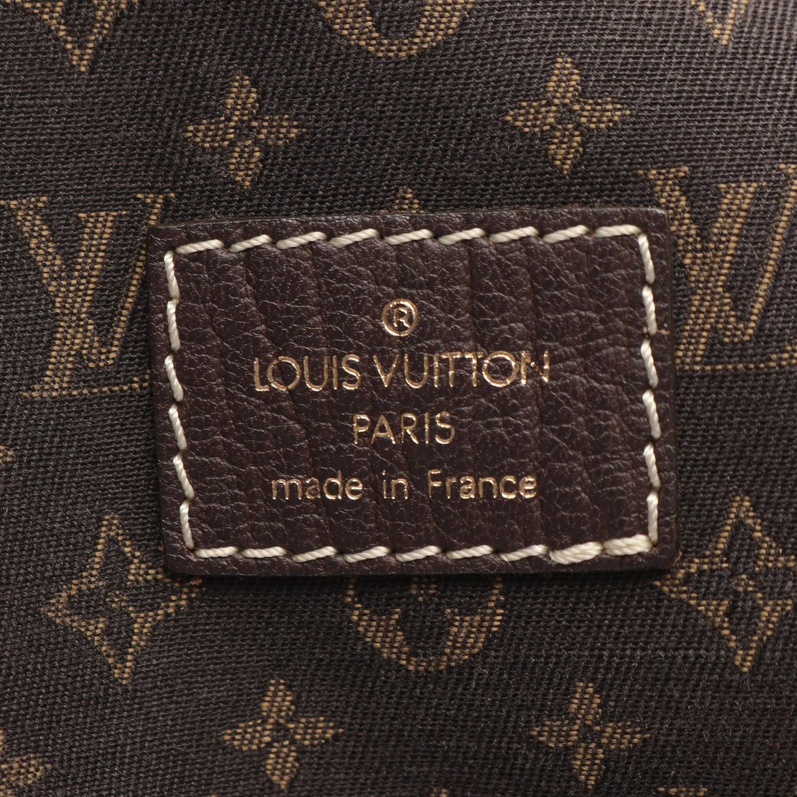 Louis Vuitton Shoulder Bag Saumur Monogram Mini Lin Ebene Canvas Leather 30 — view 5