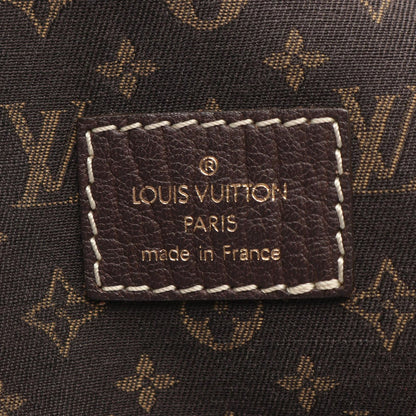 Louis Vuitton Shoulder Bag Saumur Monogram Mini Lin Ebene Canvas Leather 30 — view 5
