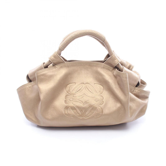 Loewe Handbag Nappa Aire Metallic Gold Leather