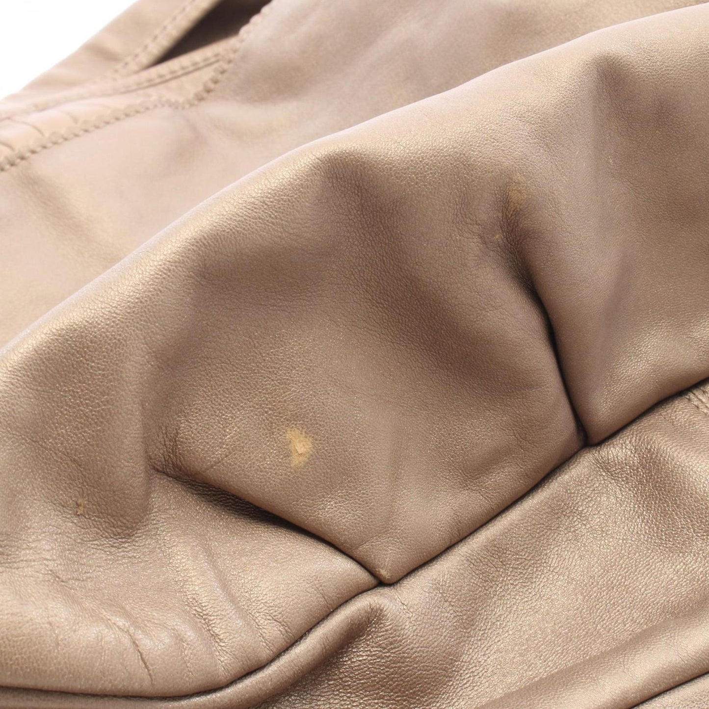 Loewe Shoulder Bag Anagram Gold Leather — view 5
