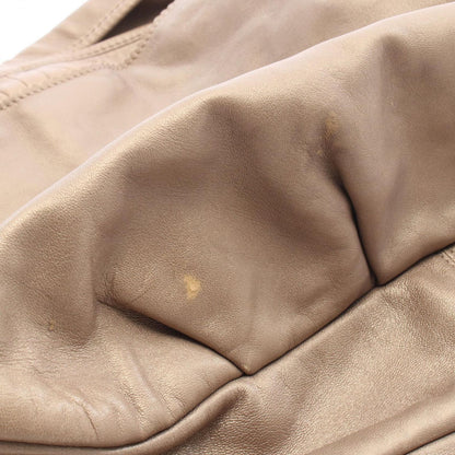 Loewe Shoulder Bag Anagram Gold Leather — view 5