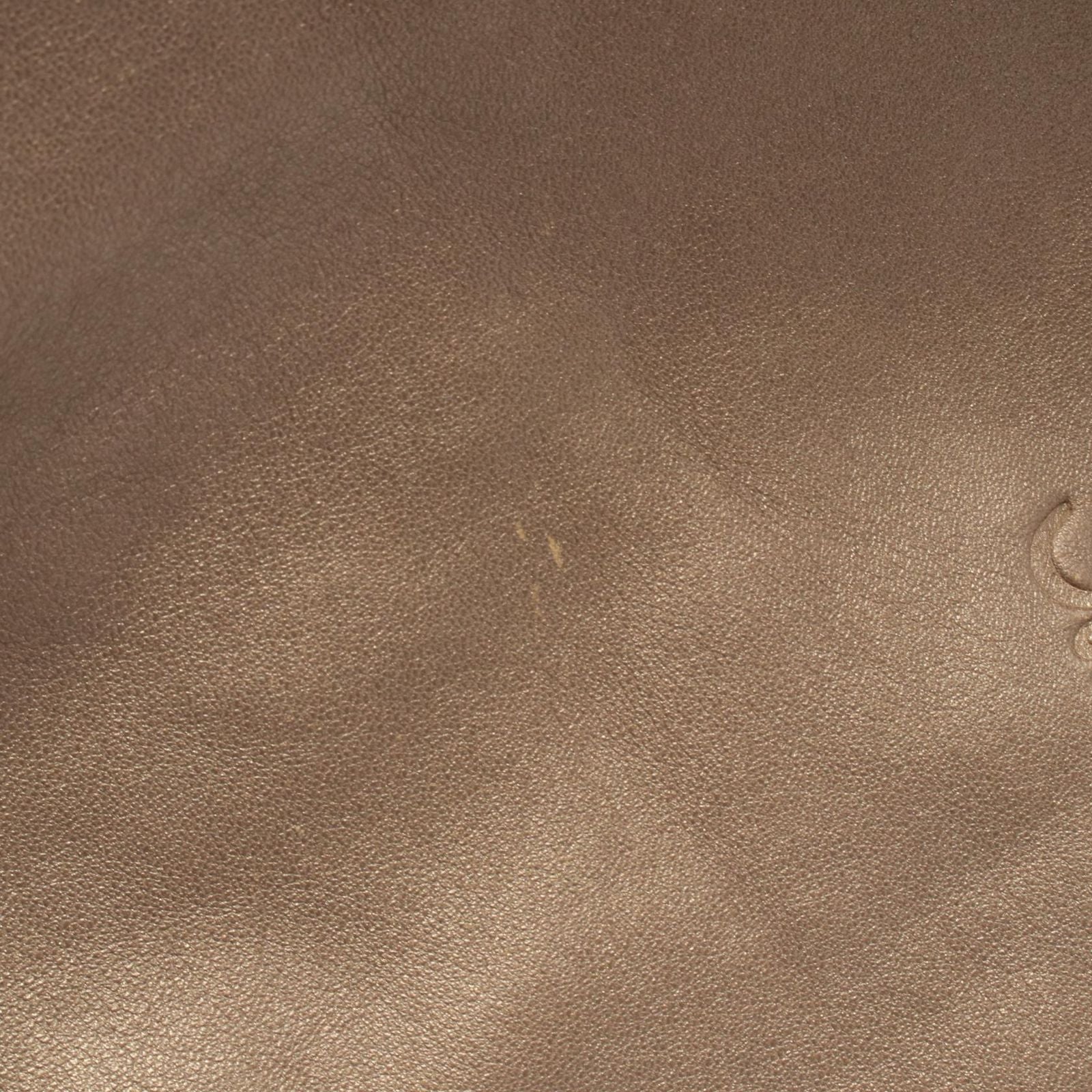 Loewe Shoulder Bag Anagram Gold Leather — view 6