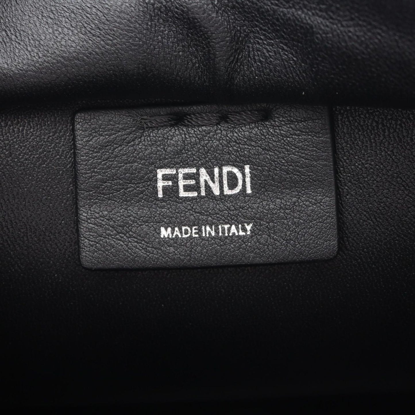 Fendi Handbag Mini 2-Way Black Leather — view 4