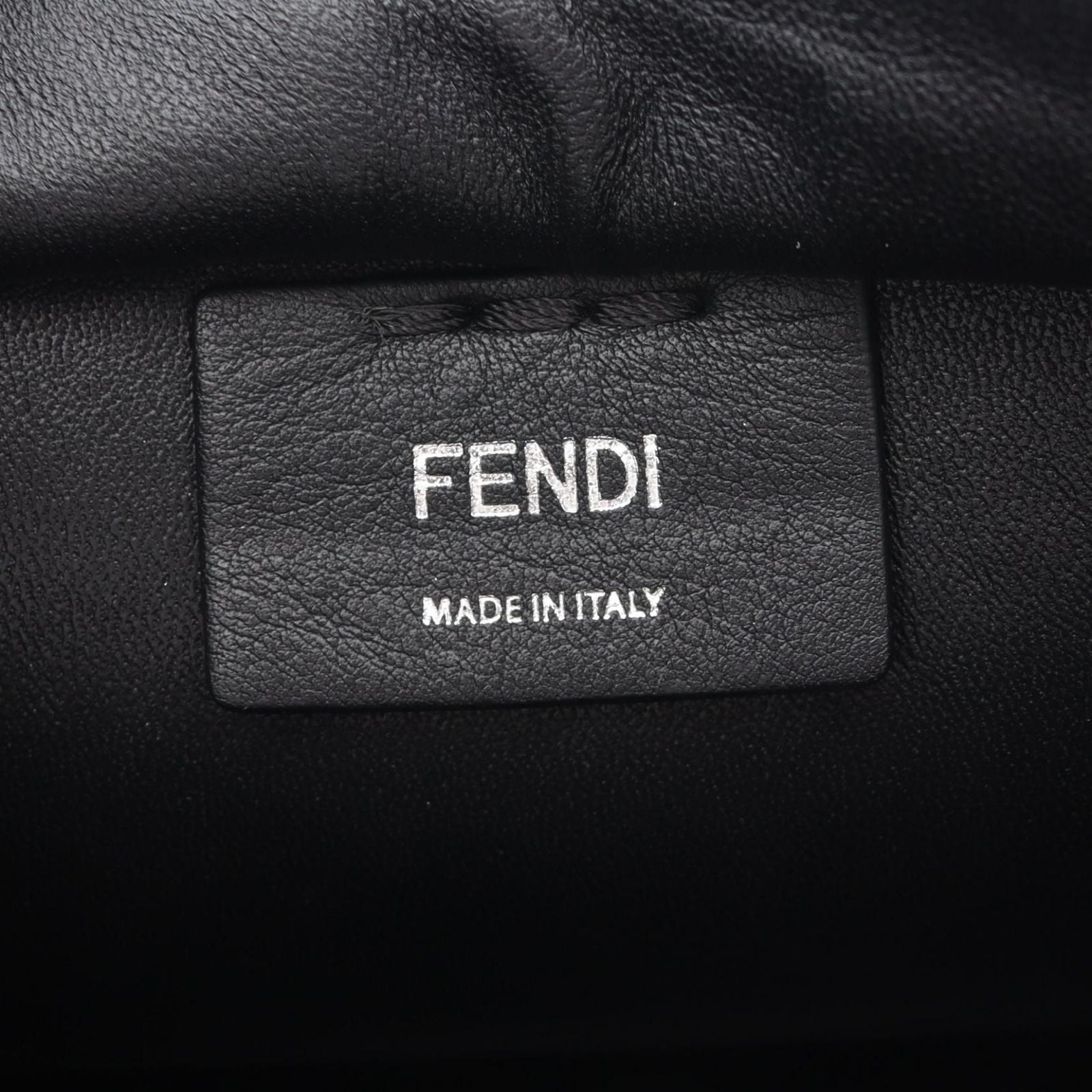 Fendi Handbag Mini 2-Way Black Leather — view 4