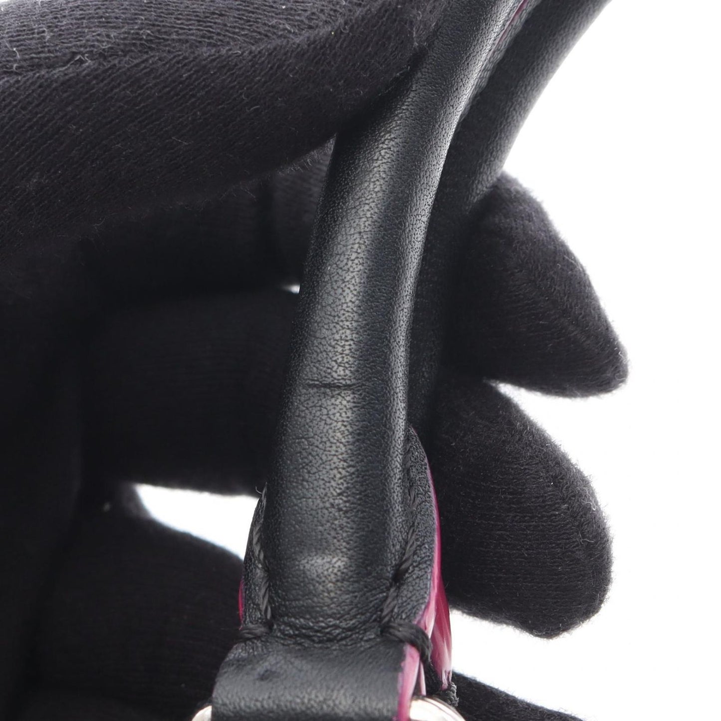 Fendi Handbag Mini 2-Way Black Leather — view 6