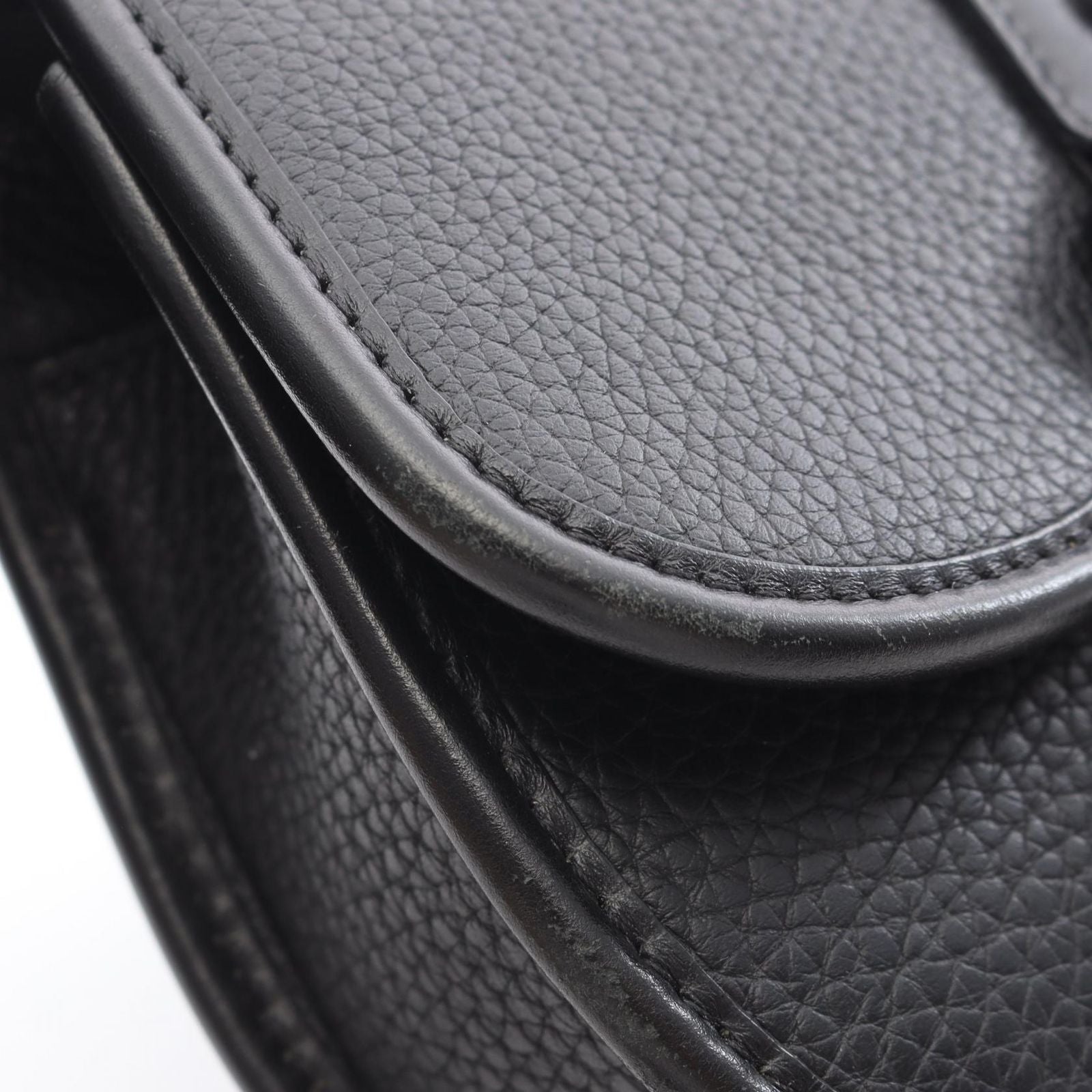 Dior Shoulder Bag Gallop Black Leather — view 7