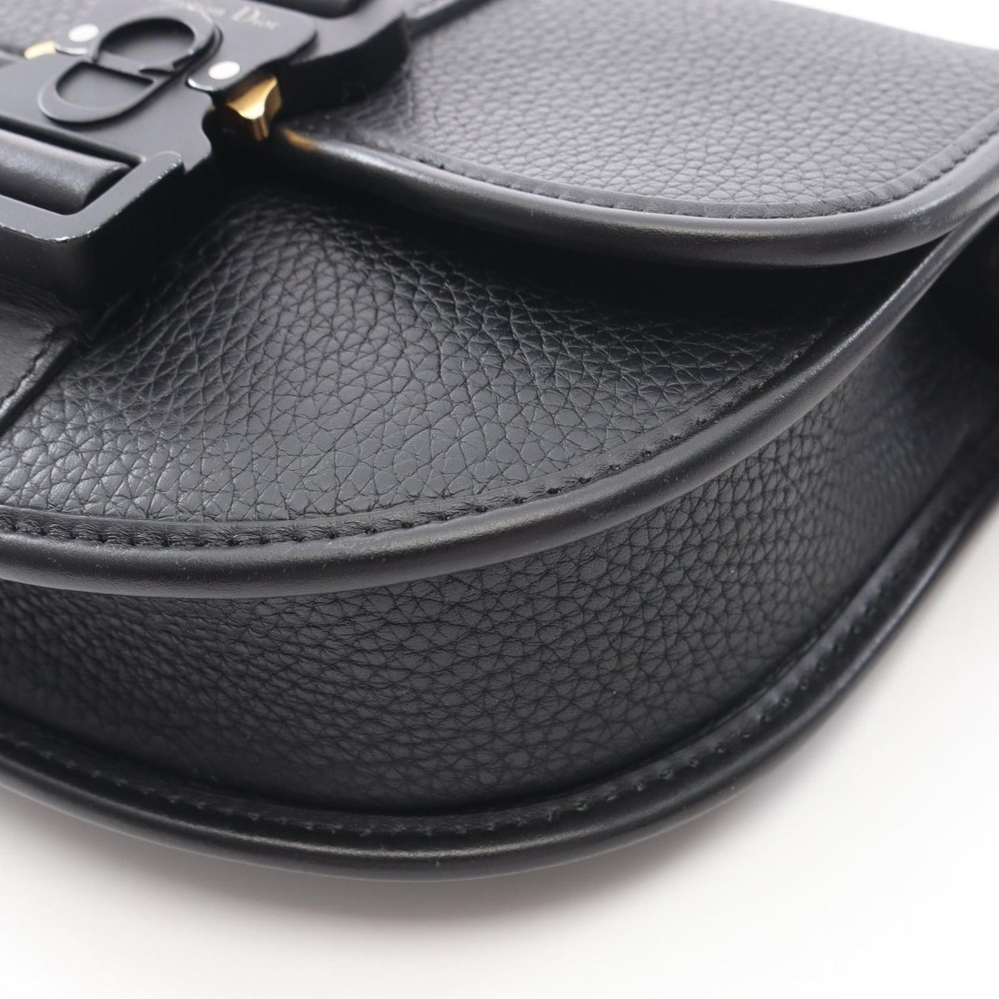 Dior Shoulder Bag Gallop Black Leather — view 5