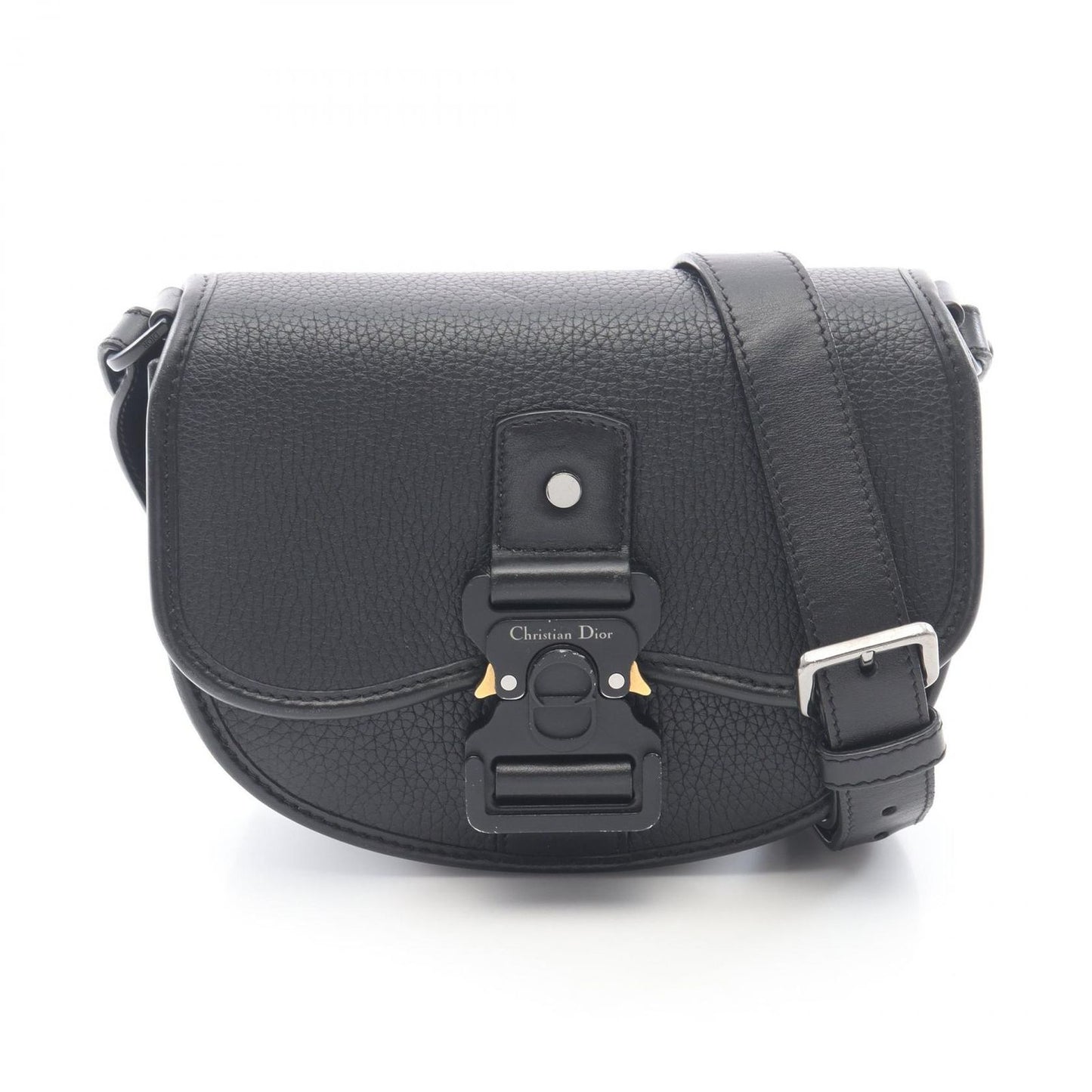 Dior Shoulder Bag Gallop Black Leather